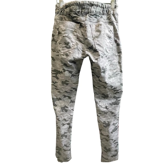 BEVY FLOG Shely Gray/Black Camo Drawstring Jogger Pants Size 25 - Picture 4 of 17